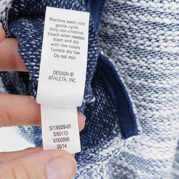 Athleta Castlepeak Slub Crew Pullover Long Sleeve Athletic Casual Sweater Size S - Picture 8 of 8